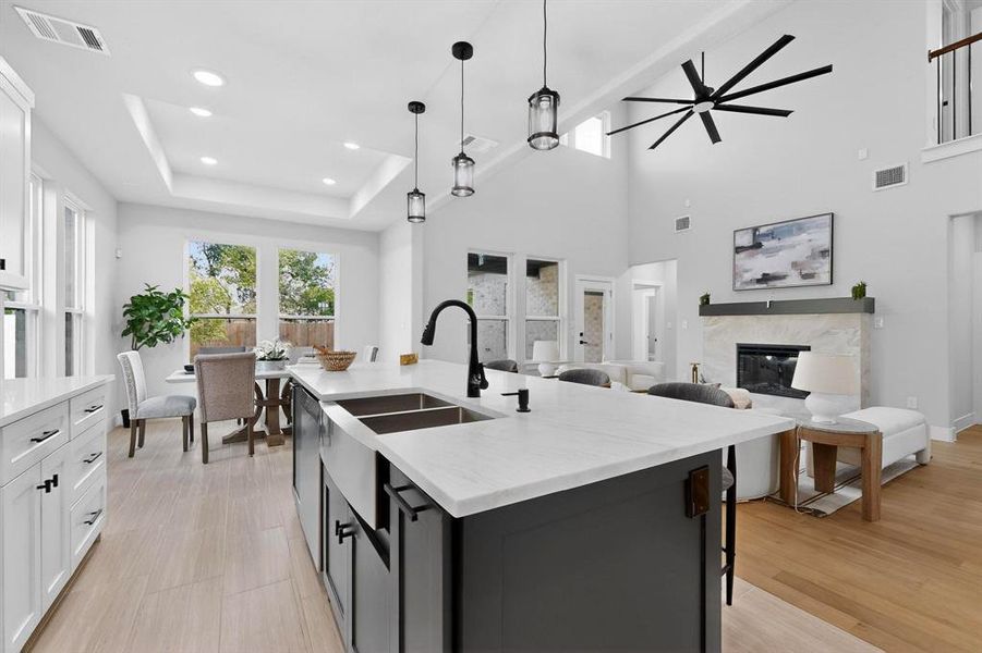 Furnished interior view inside a new home in , Rowlett (Image 11).
