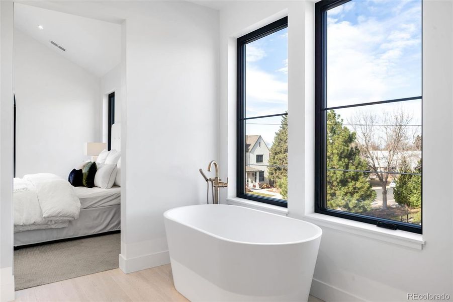 Furnished interior view inside a new home in , Denver (Image 30).