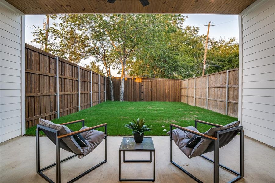 Furnished interior view inside a new home in , Dallas (Image 11).