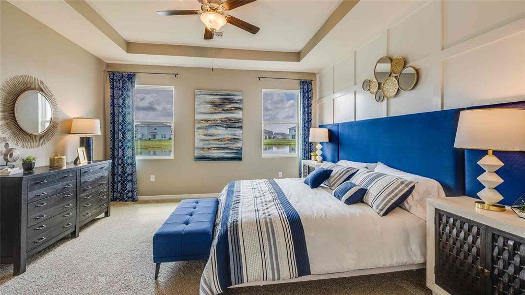 Furnished interior view inside a new home in Silverstone North, Palmetto (Image 11).