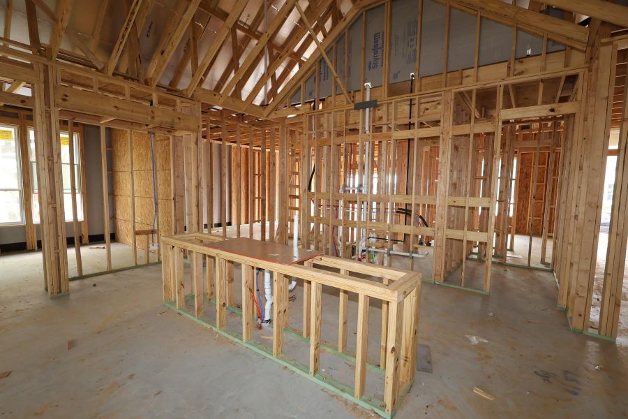 In-progress construction of a new home in Dunham Pointe, Cypress, TX (Image 21). In-progress construction of a new home in Dunham Pointe, Cypress, TX (Image 21).