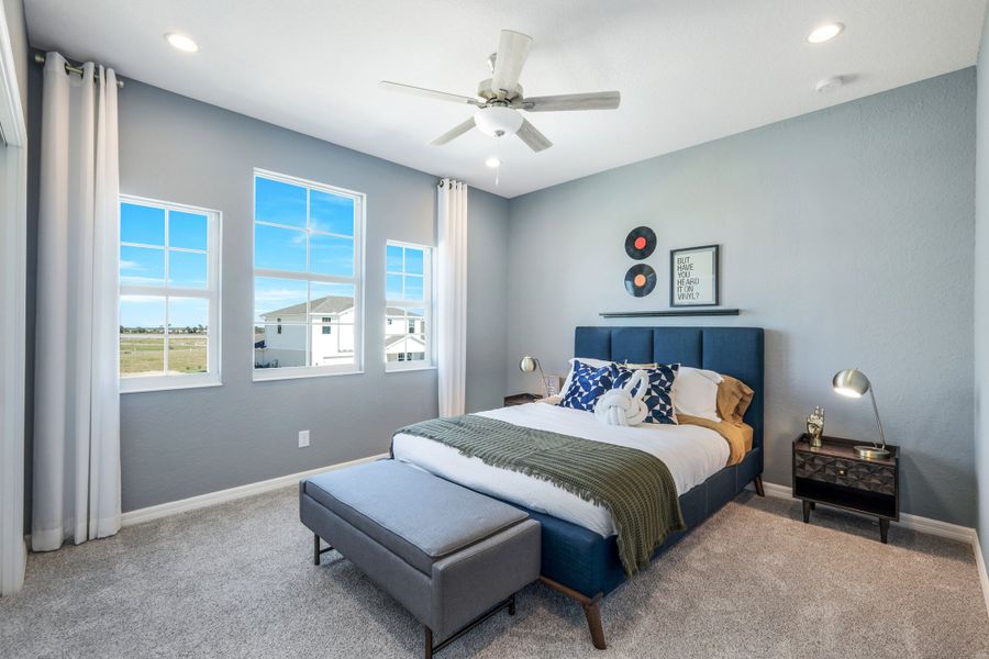 Representative furnished interior of a home built from the Sebring by William Ryan Homes in The Sanctuary – Coastal Collection, Punta Gorda (Image 44).