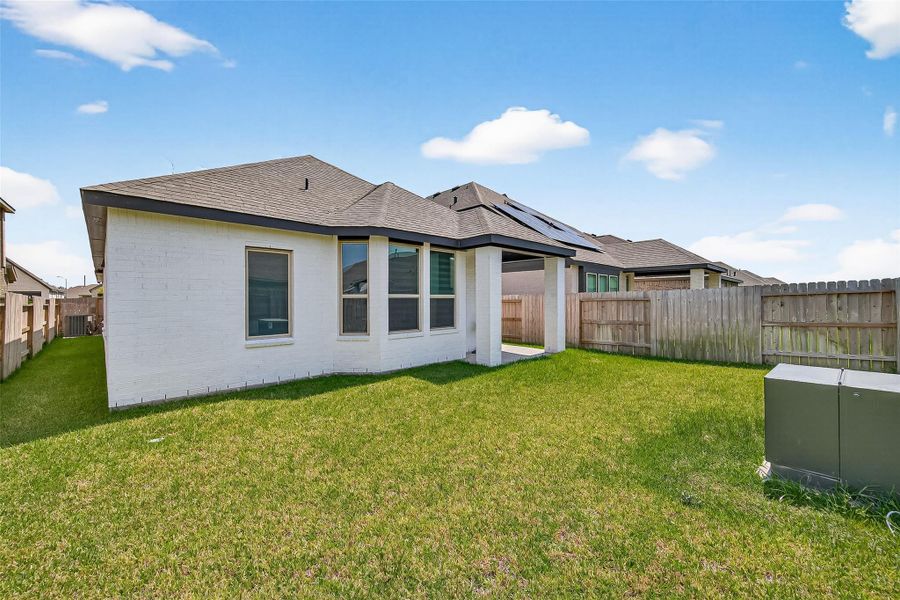 Front exterior of a new home in , Katy, TX, highlighting curb appeal (Image 1). Front exterior of a new home in , Katy, TX, highlighting curb appeal (Image 1).
