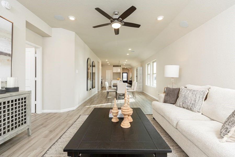 Furnished interior view inside a new home in Montgomery Ridge: Founders Collection, Montgomery (Image 4).