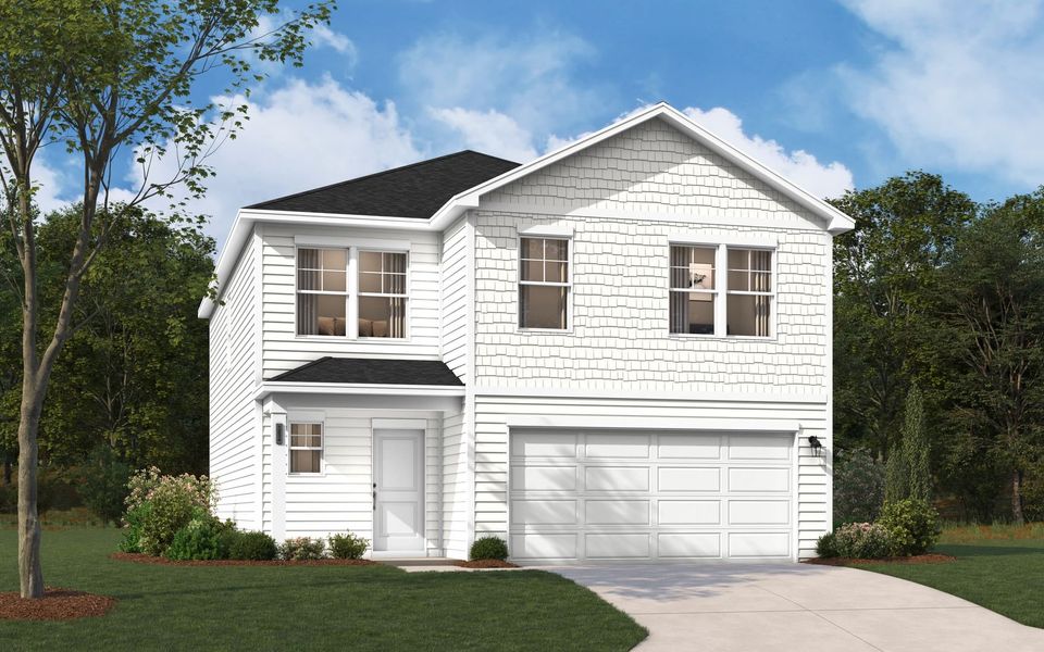 Representative exterior photo of a completed home built from the Frazier by Stanley Martin Homes in Essence at Bent Creek Village, Thomson, GA (Image 41). Representative exterior photo of a completed home built from the Frazier by Stanley Martin Homes in Essence at Bent Creek Village, Thomson, GA (Image 41).