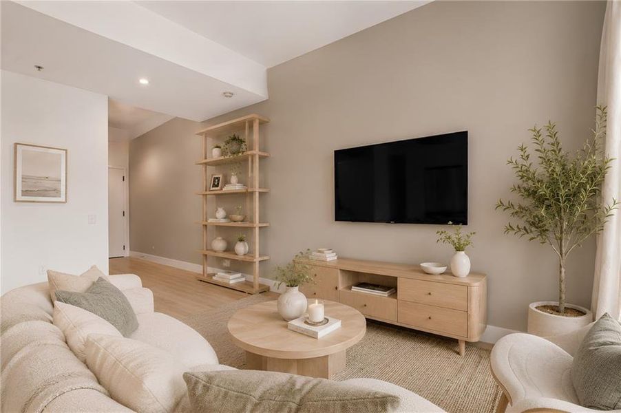 Furnished interior view inside a new home in , Atlanta (Image 16).