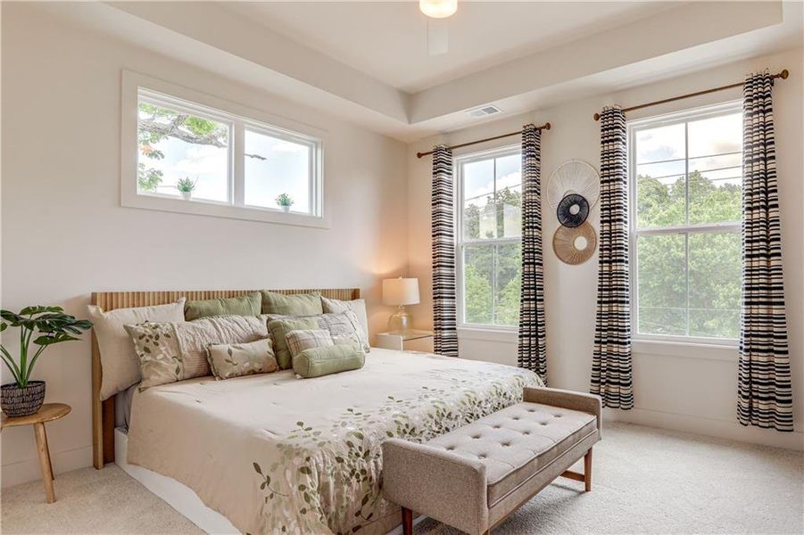 Furnished interior view inside a new home in , Atlanta (Image 8).