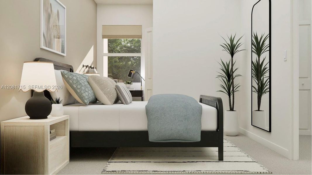 Furnished interior view inside a new home in Emerald Palms, Miami (Image 11).