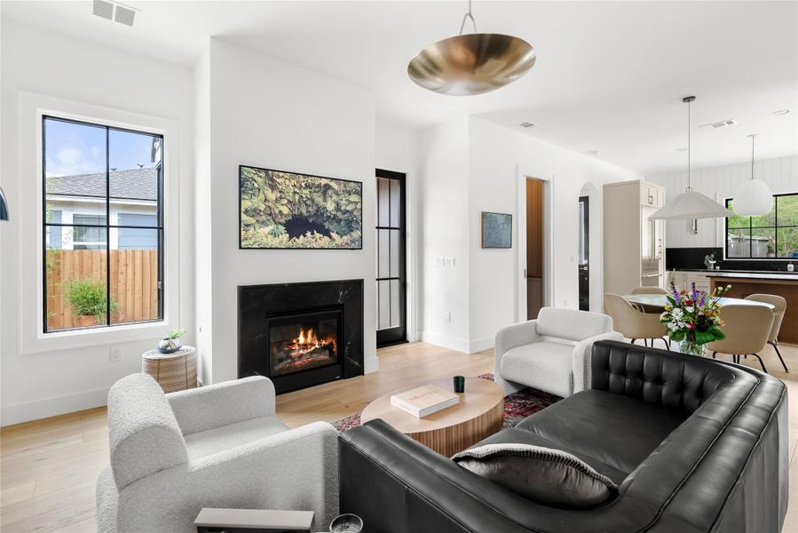 Furnished interior view inside a new home in , Austin (Image 30).