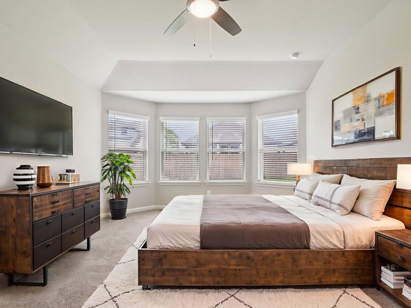 Furnished interior view inside a new home in Kallison Ranch, San Antonio (Image 8).