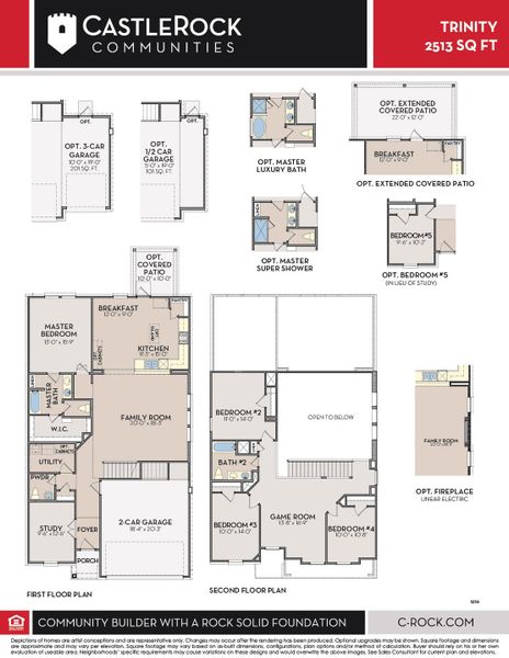 2D floor plan layout for the Trinity TN by CastleRock Communities in Brush Creek, Fairview, TN (Image 4). 2D floor plan layout for the Trinity TN by CastleRock Communities in Brush Creek, Fairview, TN (Image 4).