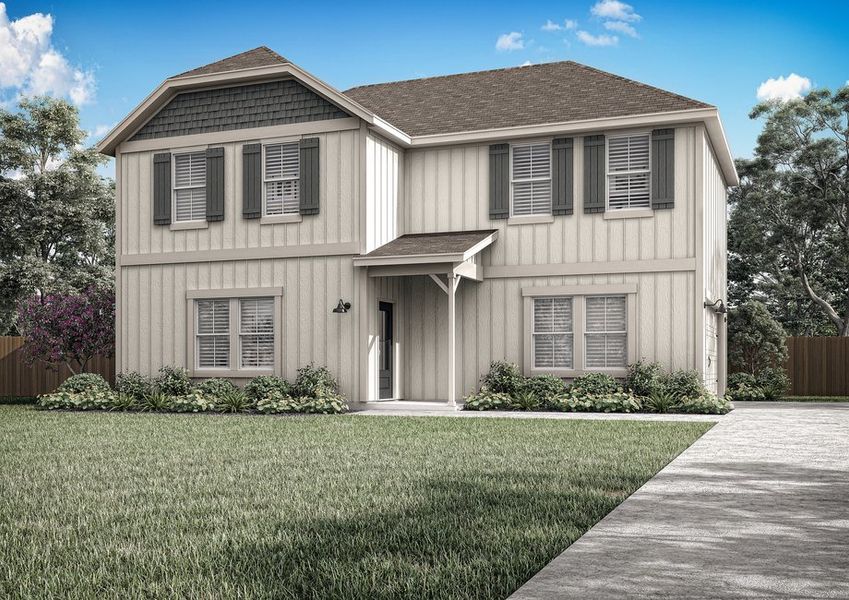 A rendering of the Vaughan floor plan