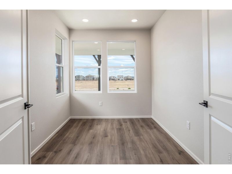 Spacious, unfurnished interior of a new home in Prairie Song Story Collection - Single Family Homes, Windsor (Image 29).
