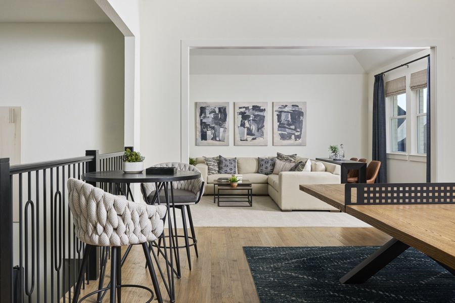 Furnished interior view inside a new home in Fields - 40' Lots, Frisco (Image 26).