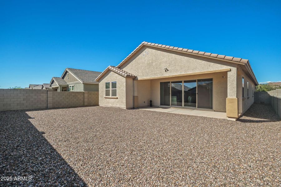 Back Yard and Covered Patio