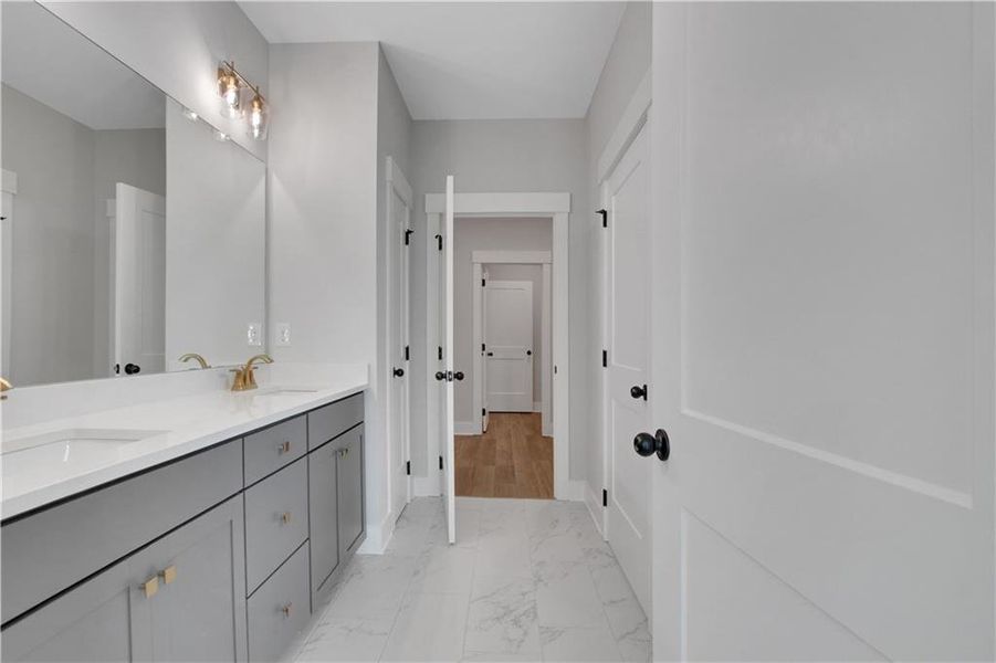 Furnished interior view inside a new home in Marble Tree, Ball Ground (Image 10).