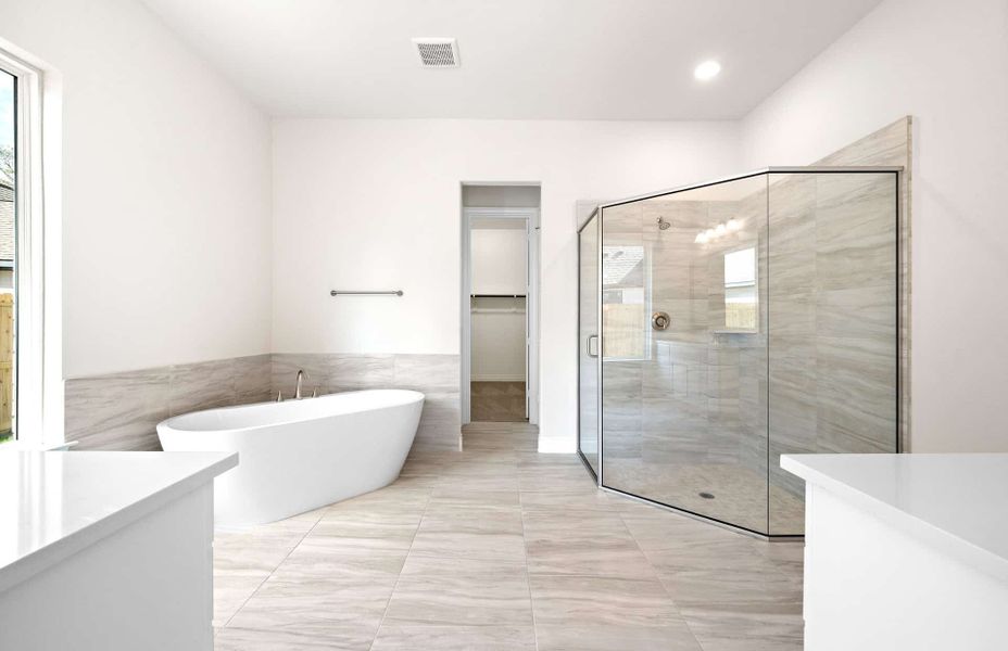 Representative furnished interior of a home built from the 3300 by Ravenna Homes in Bridgeland 50′, Cypress (Image 15).