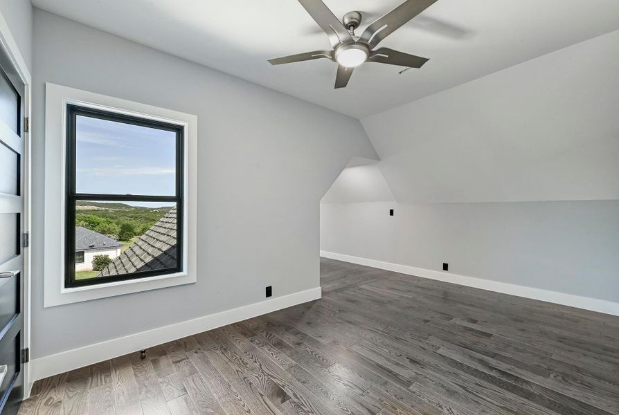 One of three dedicated secondary bedrooms upstairs. One of three dedicated secondary bedrooms upstairs.
