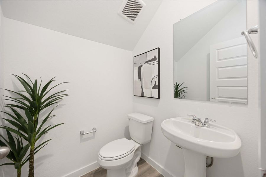 Furnished interior view inside a new home in Grand West, Houston (Image 14).