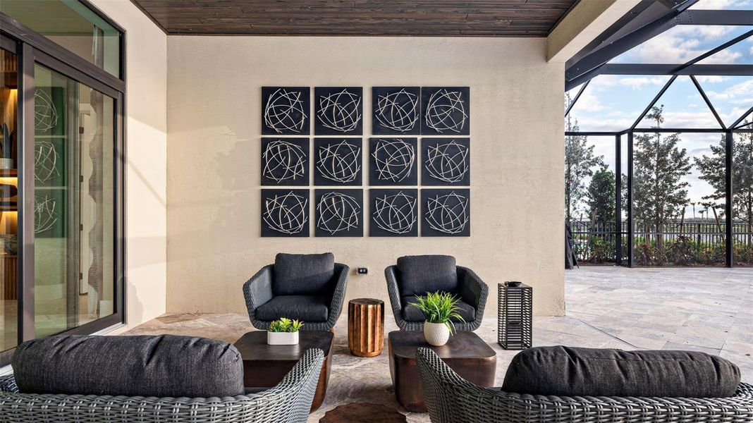 Exterior details and patio area of a home in , Port St. Lucie (Image 4). Exterior details and patio area of a home in , Port St. Lucie (Image 4).