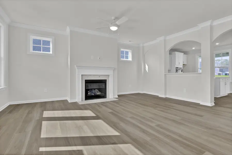 Spacious, unfurnished interior of a new home in Indigo at Abbey Preserve, Wilmington (Image 16).