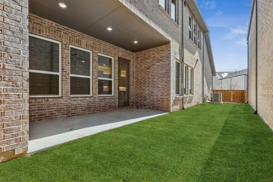 You'll enjoy dining al fresco on this wonderful covered patio!