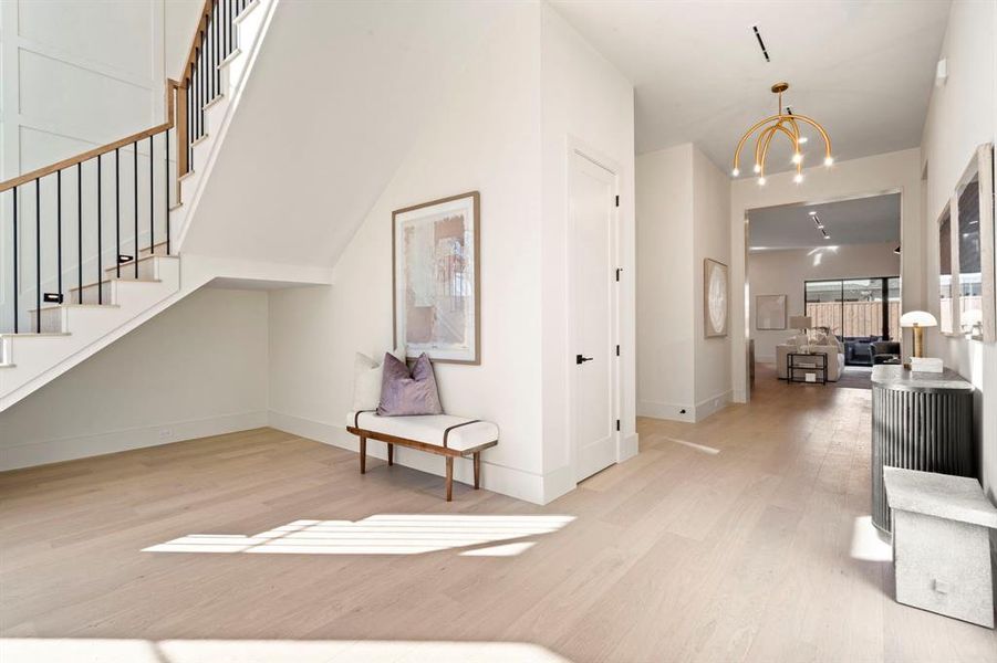 Furnished interior view inside a new home in , Dallas (Image 6).