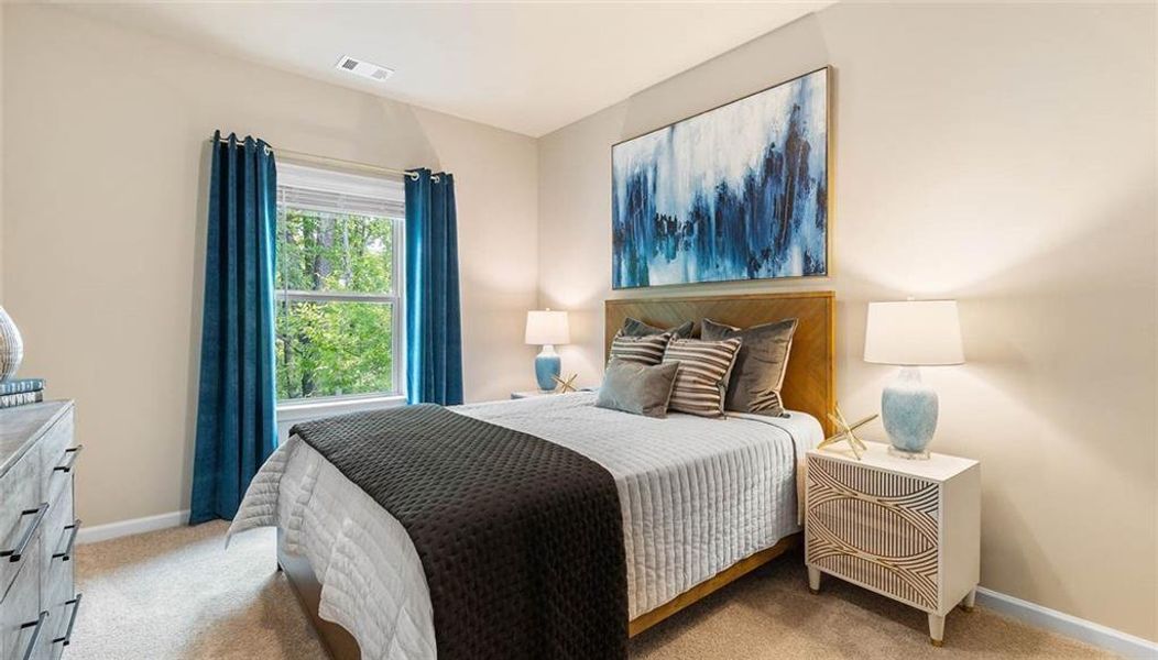 Furnished interior view inside a new home in Camp Creek Village, Atlanta (Image 29).