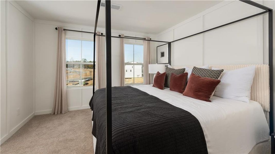 Furnished interior view inside a new home in Mableton Station, Mableton (Image 10).