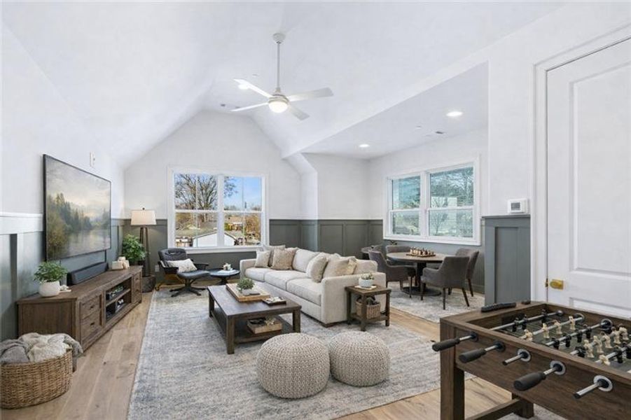 Furnished interior view inside a new home in , Marietta (Image 12).
