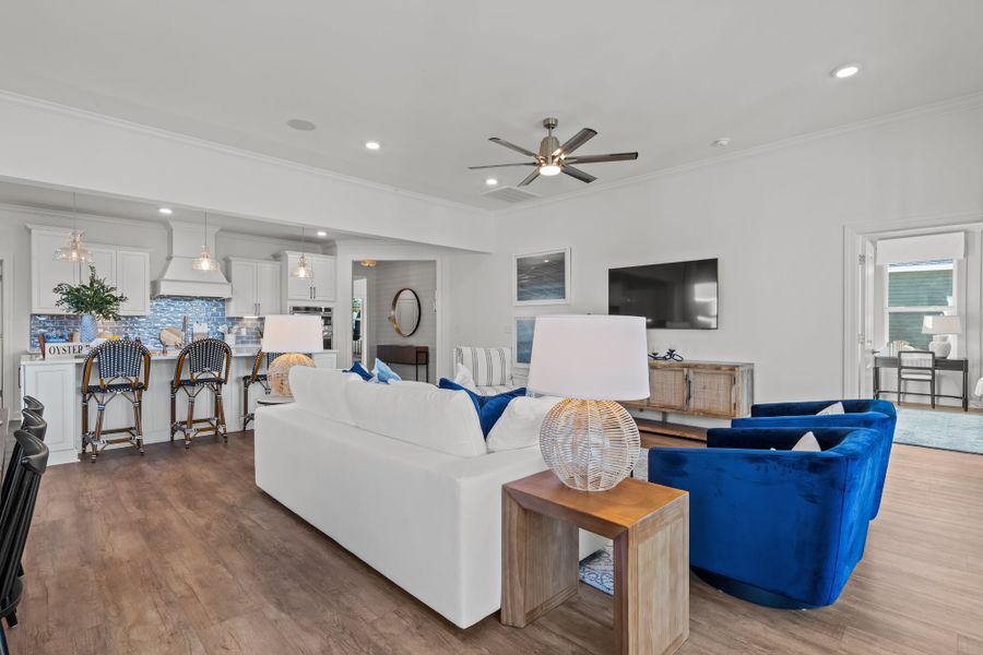 Furnished interior view inside a new home in Terrapin, Leland (Image 17).