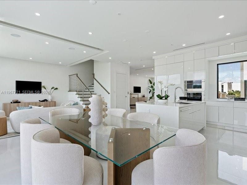 Furnished interior view inside a new home in Koya Bay, North Miami Beach (Image 11).