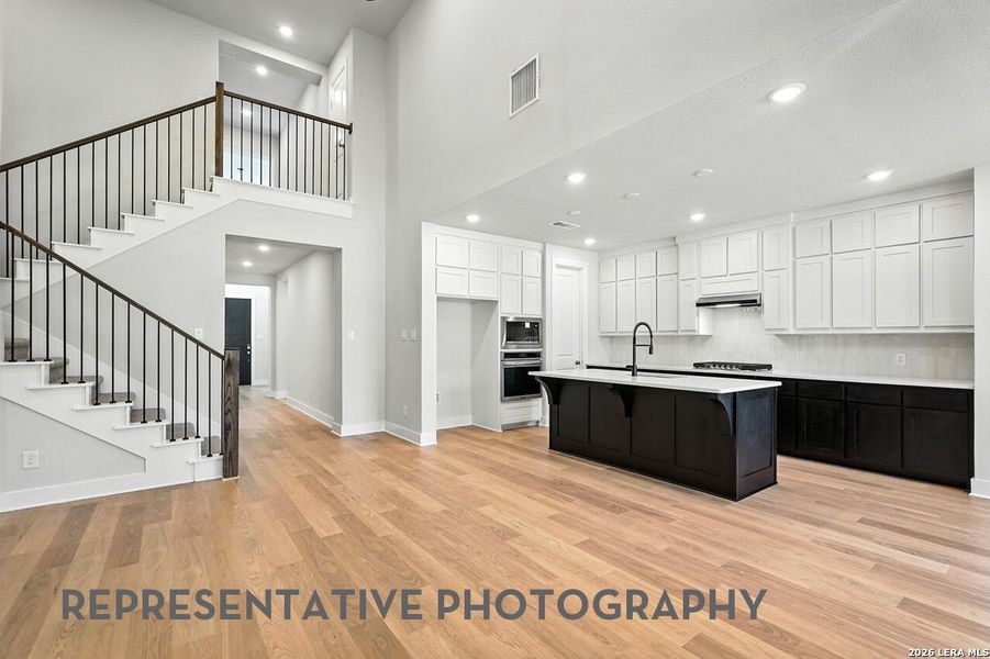 Furnished interior view inside a new home in The Crossvine, Schertz (Image 4). Furnished interior view inside a new home in The Crossvine, Schertz (Image 4).