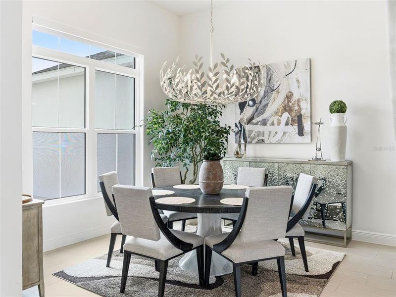 Furnished interior view inside a new home in , The Villages (Image 8). Furnished interior view inside a new home in , The Villages (Image 8).