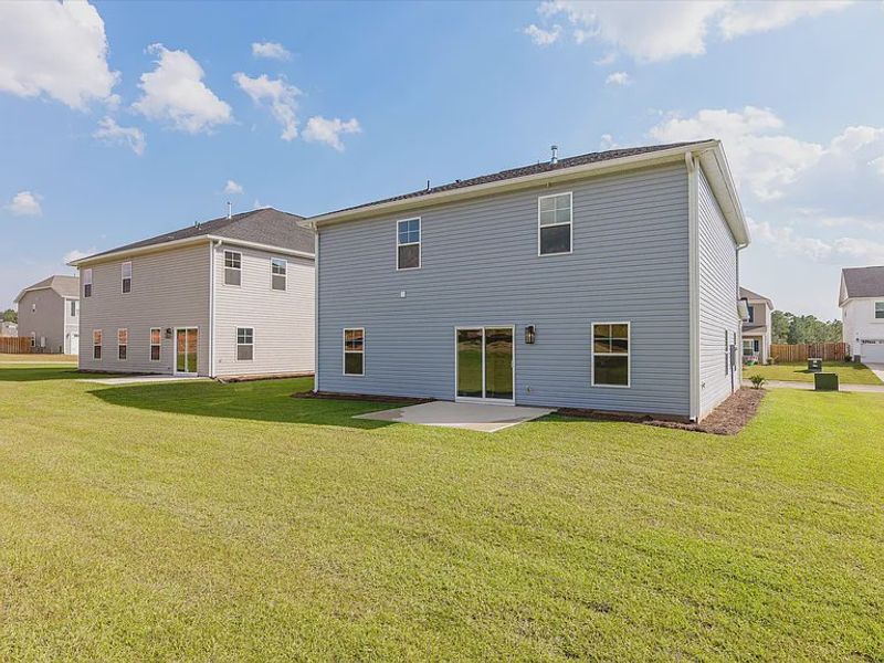 Exterior details and patio area of a home in Portrait Hills, Aiken (Image 15).