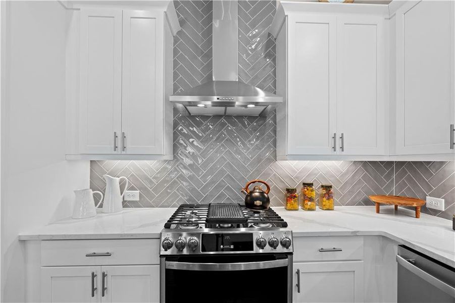Furnished interior view inside a new home in Palisades Single Family, Cumming (Image 29).