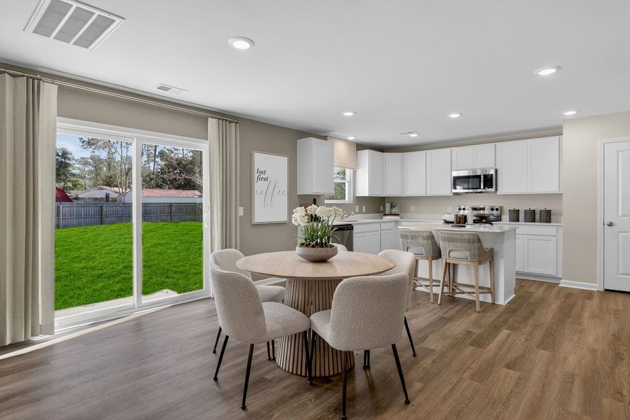 Dining Area and Kitchen