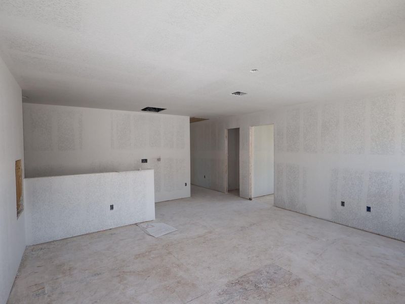 In-progress construction of a new home in Cascades at Onion Creek, Austin, TX (Image 8).