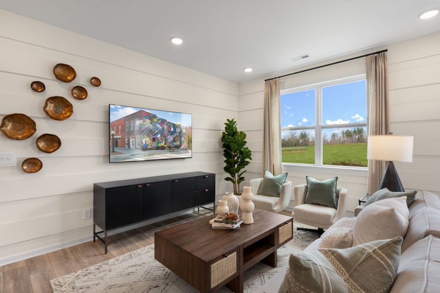 Representative furnished interior of a home built from the Bryce by Mattamy Homes in Magnolia Park Townes, Garner (Image 10).