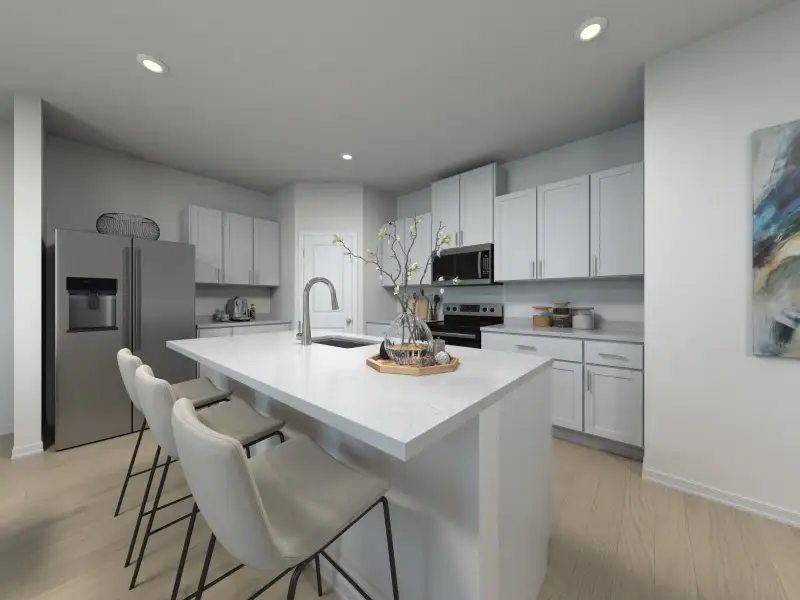 Furnished interior view inside a new home in Oakfield Trails - Premier Series, Parrish (Image 3).