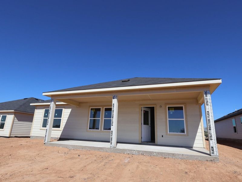 Exterior details and patio area of a home in Carillon, Manor (Image 5). Exterior details and patio area of a home in Carillon, Manor (Image 5).