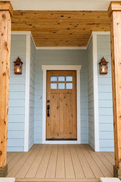 Exterior details and patio area of a home in , Houston (Image 6).