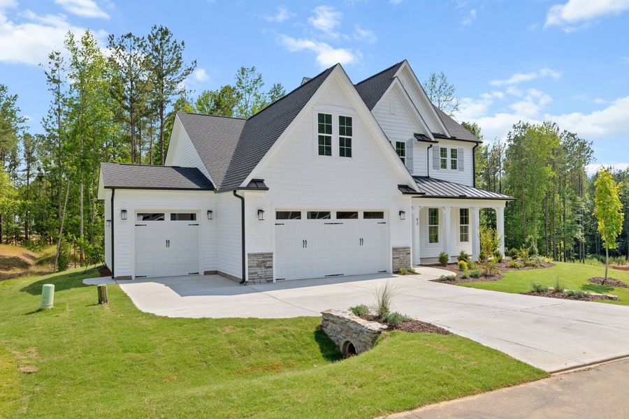 Representative exterior photo of a completed home built from the The Chandler by RobuckHomes in Baylee Ridge, Selma, NC (Image 49).