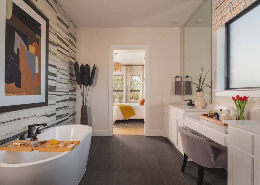 Furnished interior view inside a new home in Parmer Ranch, Georgetown (Image 13).