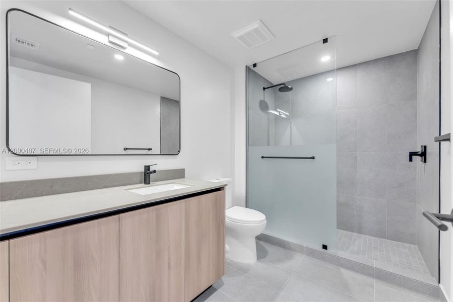 Furnished interior view inside a new home in , Miami (Image 13).