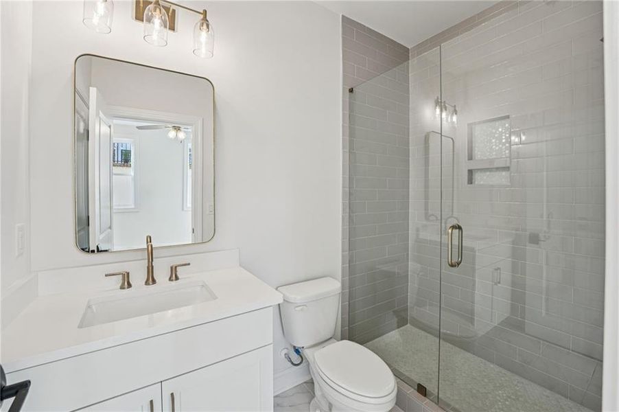 Furnished interior view inside a new home in Towns on Thompson, Alpharetta (Image 13).