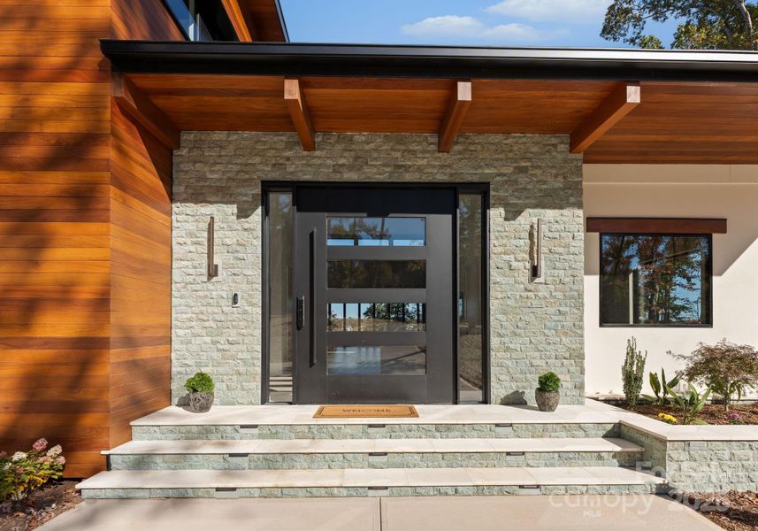 Exterior details and patio area of a home in , Norwood (Image 20).