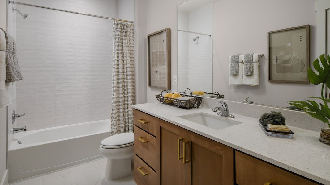 The Connect Plan by DRB Elevate in Brook Run, Fort Mill SC - Bathroom 2 The Connect Plan by DRB Elevate in Brook Run, Fort Mill SC - Bathroom 2