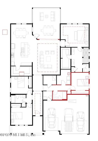 2D floor plan layout of this home in , St. Augustine, FL (Image 3).
