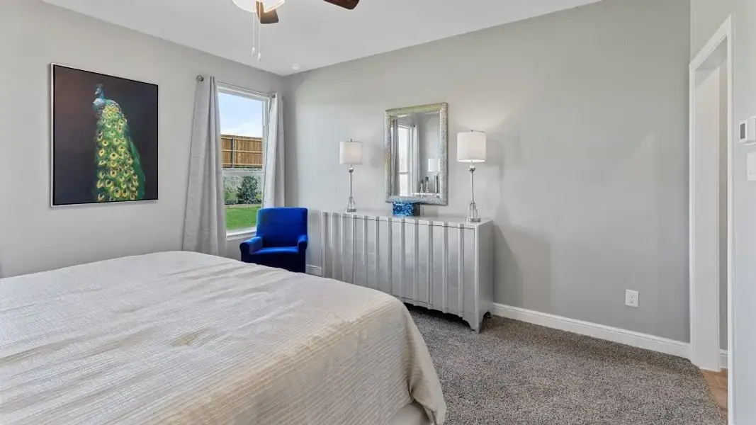 Furnished interior view inside a new home in Bluestem, Rhome (Image 20).